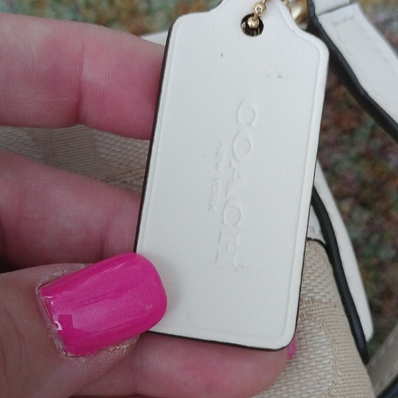 Coach F29960 Signature Jacquard File Crossbody Bag, Purse, Chalk - Picture 3 of 8